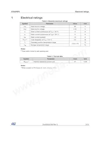 STN3P6F6 Datasheet Page 3