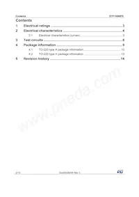 STP100N8F6 Datasheet Page 2