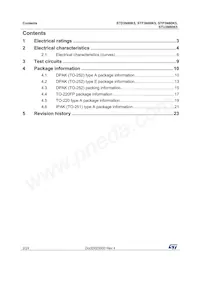 STP3N80K5 Datasheet Page 2