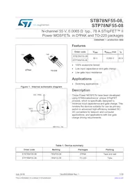 STP78NF55-08 Datasheet Cover