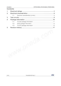 STP7N105K5 Datasheet Page 2