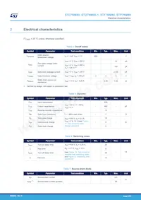 STP7NM80 Datasheet Page 3