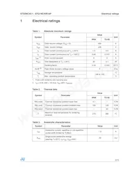 STQ1NC45R-AP Datasheet Pagina 3