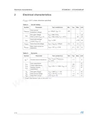 STQ1NC45R-AP Datasheet Pagina 4