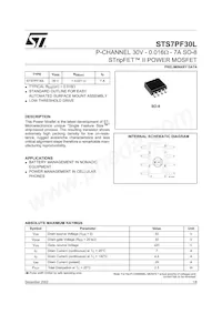 STS7PF30L Datasheet Cover