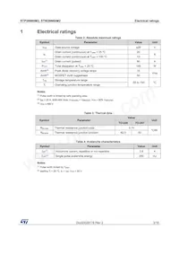 STW26N60M2 Datasheet Page 3