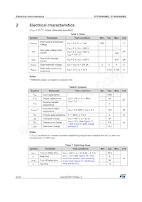 STW26N60M2 Datasheet Page 4
