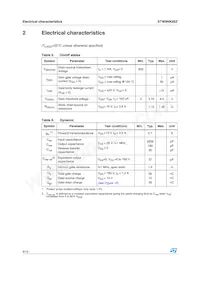 STW9NK95Z數據表 頁面 4