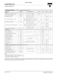 SUM45N25-58-E3 Datasheet Page 2