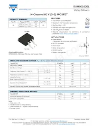 SUM50020EL-GE3 Datasheet Cover