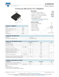 SUM90220E-GE3 Datasheet Cover