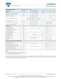 SUM90220E-GE3 Datasheet Page 2