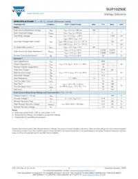 SUP10250E-GE3 Datasheet Page 2