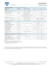 SUP40010EL-GE3 Datasheet Page 2