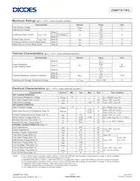 ZXMP7A17KQTC數據表 頁面 2