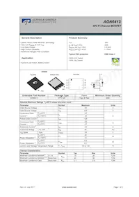 AON6413 Datasheet Copertura