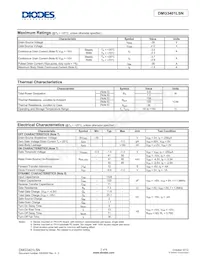 DMG3401LSN-7 Datasheet Pagina 2