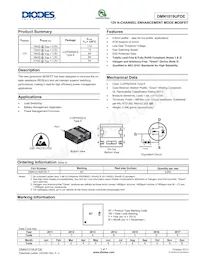 DMN1019UFDE-7 Datasheet Cover
