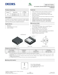DMN10H170SFG-7 Datasheet Cover