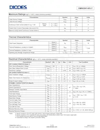 DMN30H14DLY-13 Datasheet Page 2