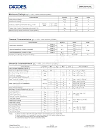 DMN30H4D0L-13 Datasheet Pagina 2