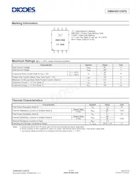 DMNH6012SPS-13 Datasheet Page 2