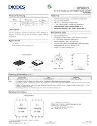DMP22M2UPS-13 Datasheet Cover