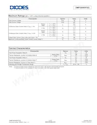DMP3008SFGQ-7 Datasheet Pagina 2