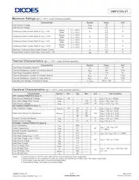 DMP3105LVT-7 Datenblatt Seite 2