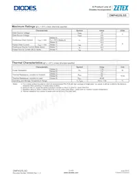 DMP4025LSS-13 Datasheet Page 2