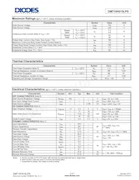 DMT10H015LPS-13數據表 頁面 2