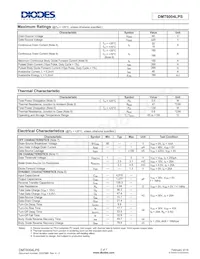 DMT6004LPS-13 Datasheet Pagina 2