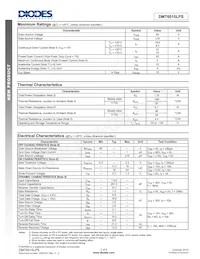 DMT6015LPS-13數據表 頁面 2