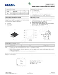 DMT6015LSS-13 Datasheet Cover