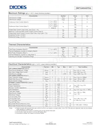 DMTH4004SPSQ-13 Datasheet Pagina 2