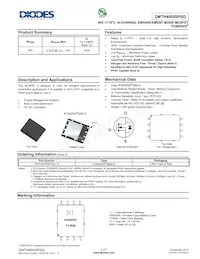 DMTH4005SPSQ-13 Datasheet Cover