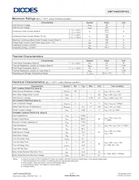 DMTH4005SPSQ-13 Datasheet Pagina 2