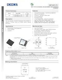 DMTH4007LPS-13 Datasheet Cover