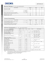 DMTH6005LK3-13 Datasheet Page 2