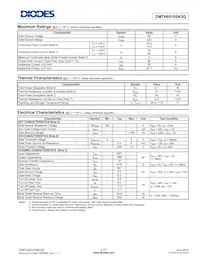 DMTH6010SK3Q-13 Datasheet Pagina 2