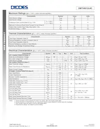 DMTH8012LK3-13 Datasheet Pagina 2
