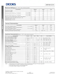 DMTH8012LPS-13 Datasheet Pagina 2