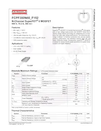 FCPF380N60-F152 Cover