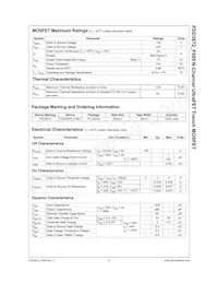 FDD3672-F085 Datasheet Page 2