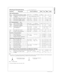 FDN371N Datasheet Page 2