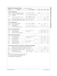 FQB7P20TM-F085 Datasheet Page 2
