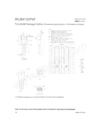 IRLB4132PBF Datasheet Page 8