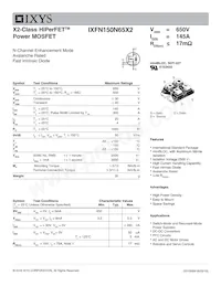 IXFN150N65X2數據表 封面