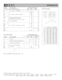 IXFN24N100 Datasheet Page 2