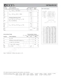 IXFN24N100 Datenblatt Seite 2